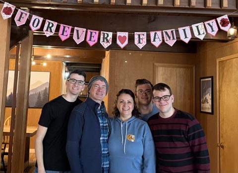 Forever Family, 2026: Xander, Daddy, Mommy, Travis and Liem